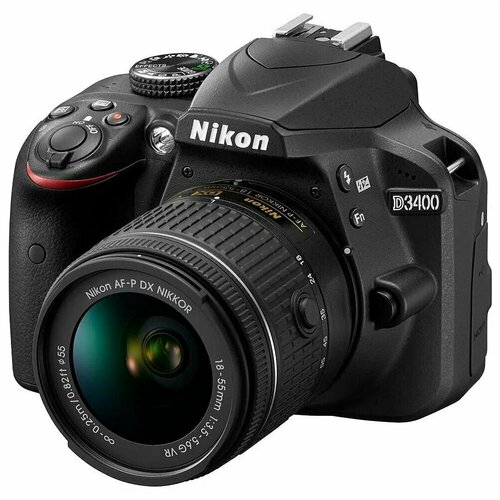Фотоаппарат Nikon D3400 kit 18-55mm черный 3498900₽