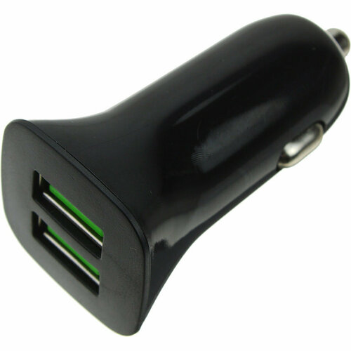 Зарядное устройство вход штекер прикуривателя выход 2USBG 5В 24А Fumiko 366₽