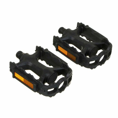 Педали велосипедные SILAPRO, 2 шт, 10,5х7,5 см, пластик, металл