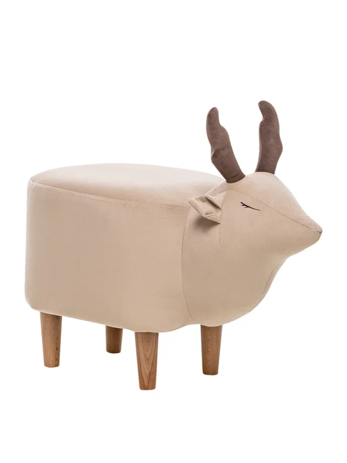 фото Пуфик детский велюровый Leset Олень, 70x57x33 см