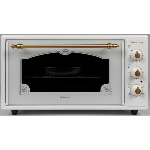 Духовка электрическая настольная 50 л Конвекция 5 режимов Двойное стекло Фиксация дверцы Автоотключение по таймеру Термостат 60-280 С il Monte EO-5015 1960200₽