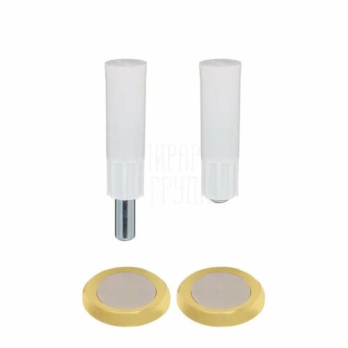 Магнитный автоматический скрытый упор Extreza M-72 Magnum полированная латунь