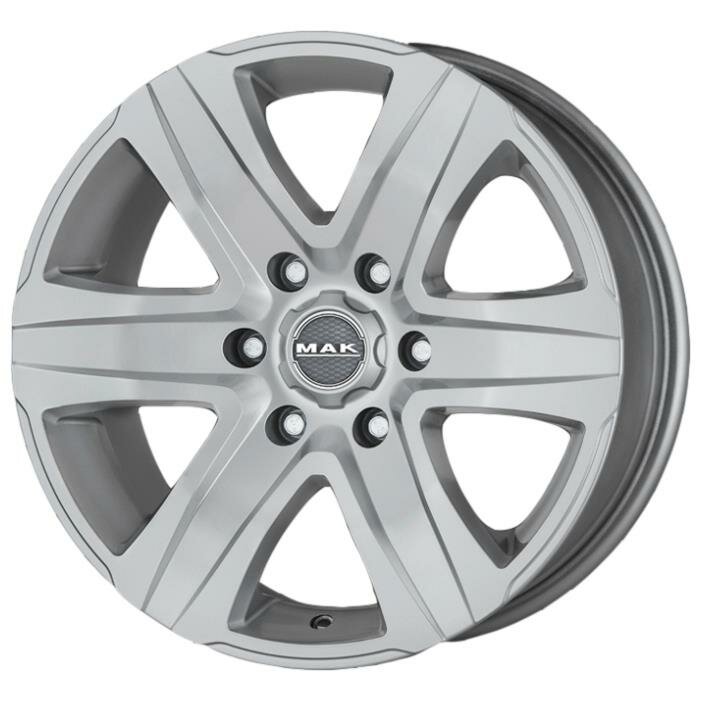 MAK Stone 6 20x8.5 6x139.7 et30 dia100.1 Серебристый