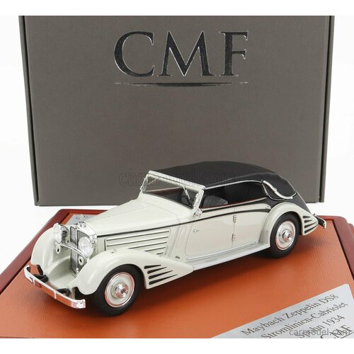 Maybach zeppelin DS8 stromlinien spohn cabriolet closed 1934 light grey black