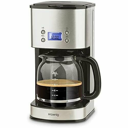 Фильтр-машина для кофе HKoenig MG30 12-20 чашек 15 л ЖК-экран Программируемый Серебристый 1650800₽