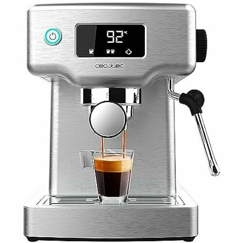 Эспрессо-машина Cecotec Power Espresso 20 Barista Compact 1465 Вт термоблок 20 бар испаритель 2 кофейные чашки съемный резервуар для воды 18 л подставка для подогрева чашек 2732000₽