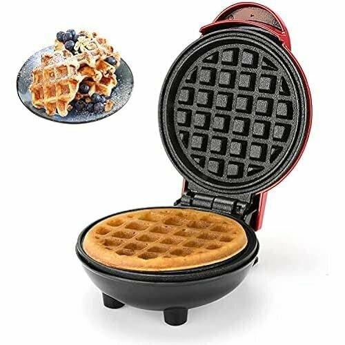 Мини-вафельница FOUVIN 480 346 дюйма из нержавеющей стали 350 Вт бытовая электрическая машина для приготовления блинов печенья вафель здоровых закусок мини-бургеров бельгийских вафель 945000₽