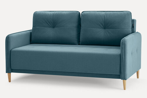 Изображение товара Диван-кровать SCANDICA Маркус мини, трёхсекционная еврокнижка, 160х93х98 см, цвет синий