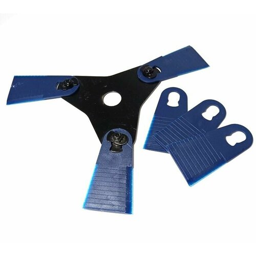 Диск для триммера стальная с шестью пластиковыми ножами