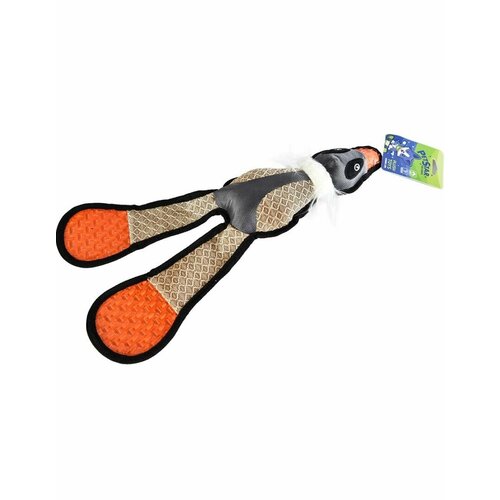 Игрушка для собак Утка с пищалкой, текстиль 46*21,5 см