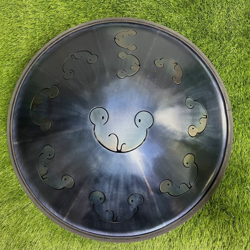 Ханг C Blues Frog Drum ханг, язычковый барабан, handpan, drum, hangpan, фимбо