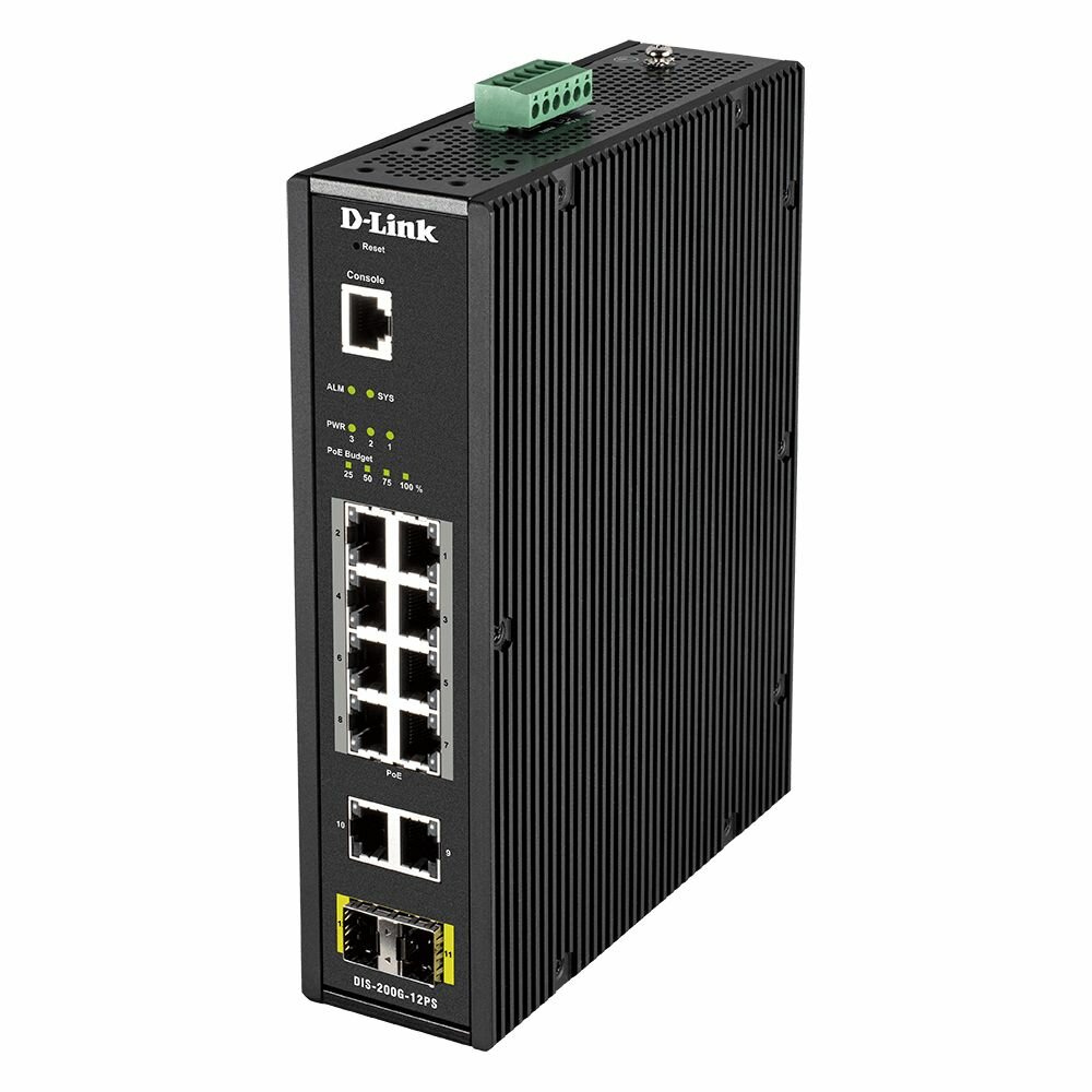 Коммутатор D-LINK DIS-200G-12PS/A2A — фото 1