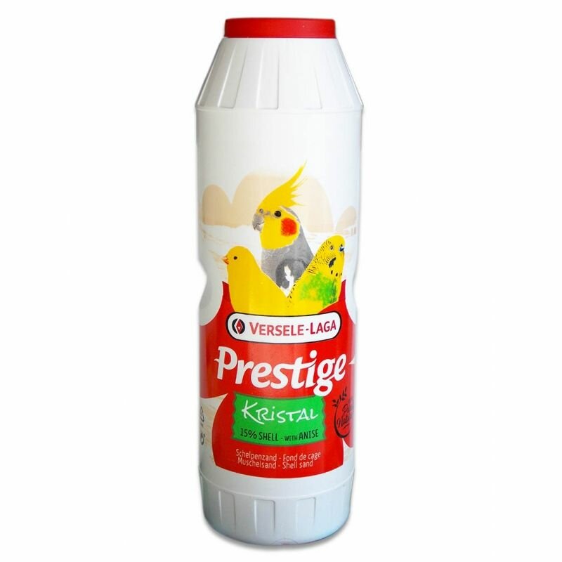 Наполнитель в клетку для птиц Versele-Laga Prestige Kristal песок 2кг