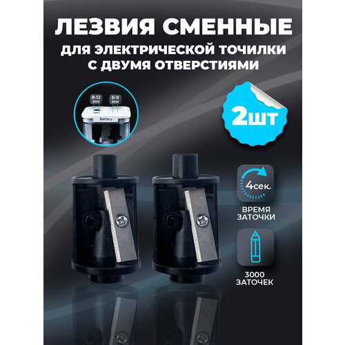 Комплект сменных лезвий для точилки A21 2 отверстия 2 шт 299₽