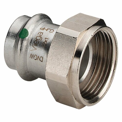 Муфта НГ 28x1 с накидной гайкой Sanpress Inox SC-Contur