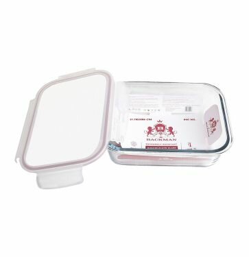 Контейнер для хранения с крышкой круглый стекляннный BM-0104 640 мл BACKMAN
