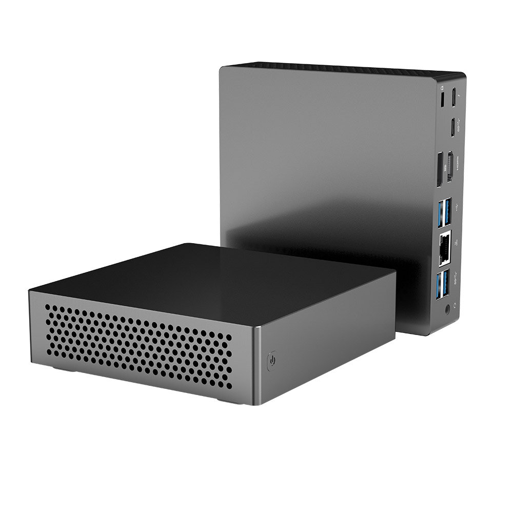 Мини ПК BRENUC C06E Intel Alder Lake N100, DDR4 RAM 16 ГБ, SSD 512 ГБ, Intel UHD Graphics, Win11 Pro), черный