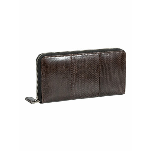 Кошелек Sefaro, фактура под рептилию, коричневый