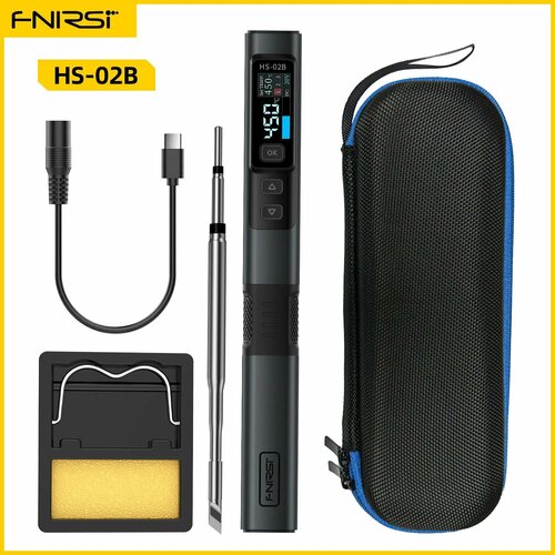 FNIRSI HS-02 Портативный паяльник HS-02B-K 949900₽