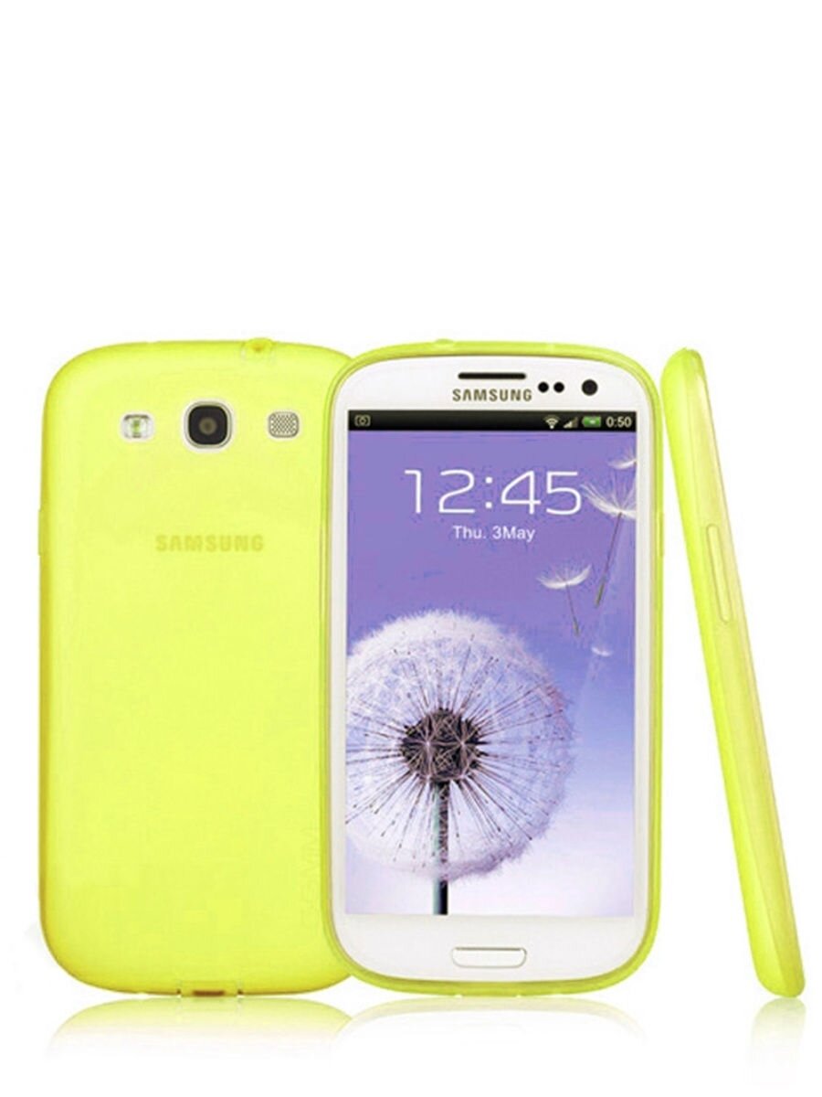 Чехол на Samsung Galaxy S3 / i9300 / SIII прозрачный силиконовый
