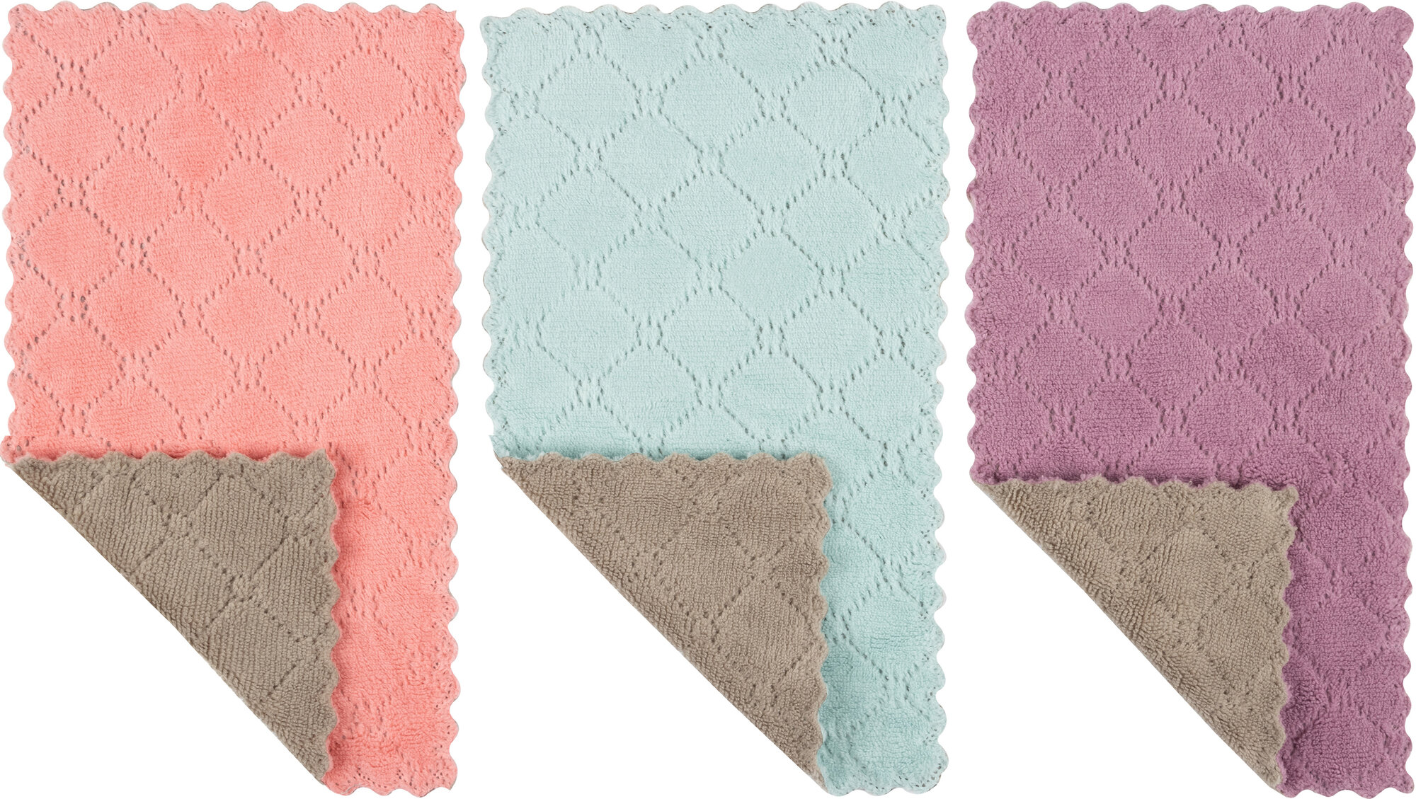 Салфетки для уборки Leonord  Супервпитывающие   25 х 15 см  3 шт 