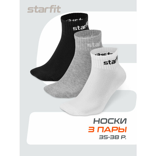 фото Носки starfit, комплект, 3 пары, размер 35/38, мультиколор №3