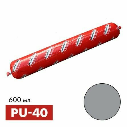 Клей герметик полиуретановый Рабберфлекс PRO PU 40 EMFI  ПУ 40 Эмфи   серый  туба  600 мл 