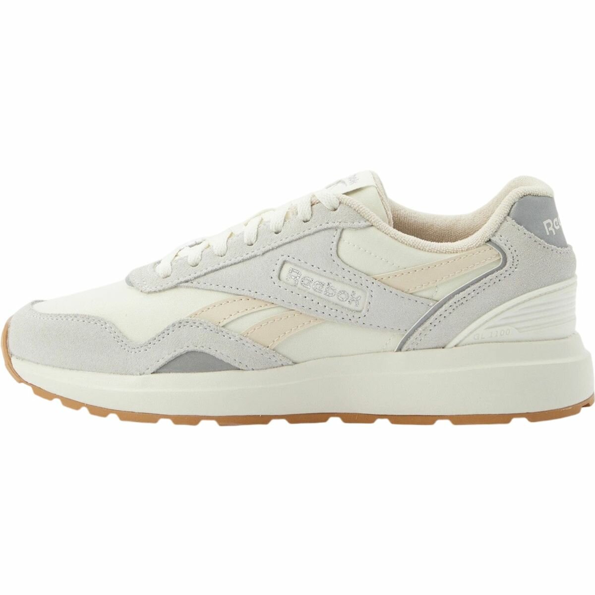 Кроссовки Reebok Gl1100 W, полнота F, размер 8,5 US, бежевый/серый
