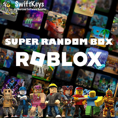 Super Random Box ROBLOX Скины Робуксы Код активации Роблокс Шанс рандома получить Робуксы - 10 130₽