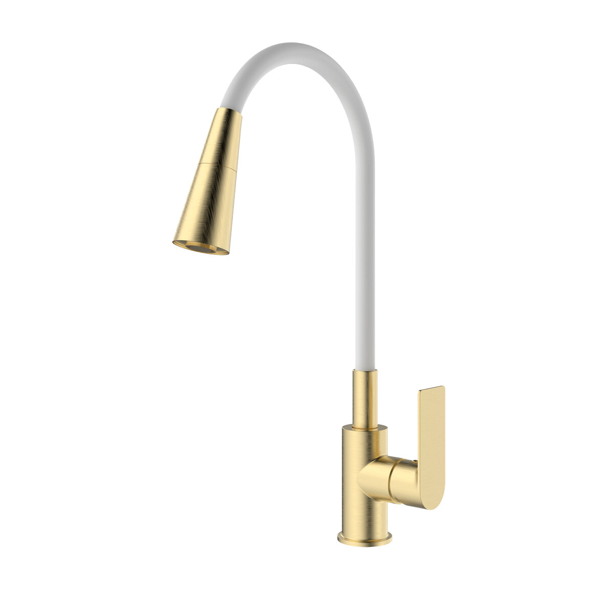 Смеситель для кухни Splenka S05.43.03, материал латунь, цвет золотой сатин