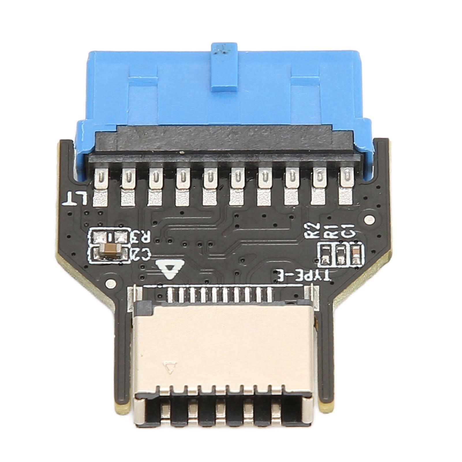 19-контактный адаптер USB3.0 для передней панели на Type-C, 19-контактный повышающий преобразователь USB 3.0 на Type-E для материнской платы ПК 19-контактный разъем, адаптер USB 3.0 на Type-C