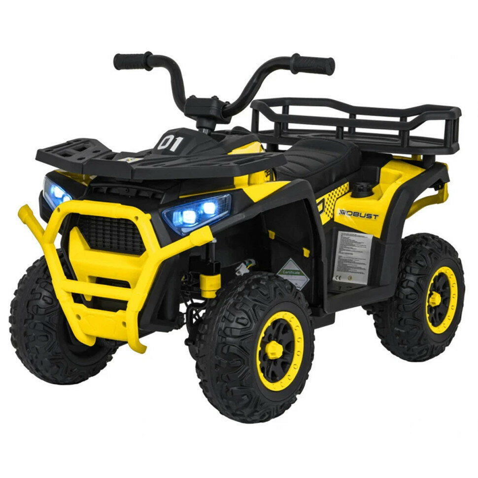 Детский электромобиль квадроцикл X-Robust (желтый 24V 4WD пульт EVA) - XMX651-24V-4WD-YELLOW