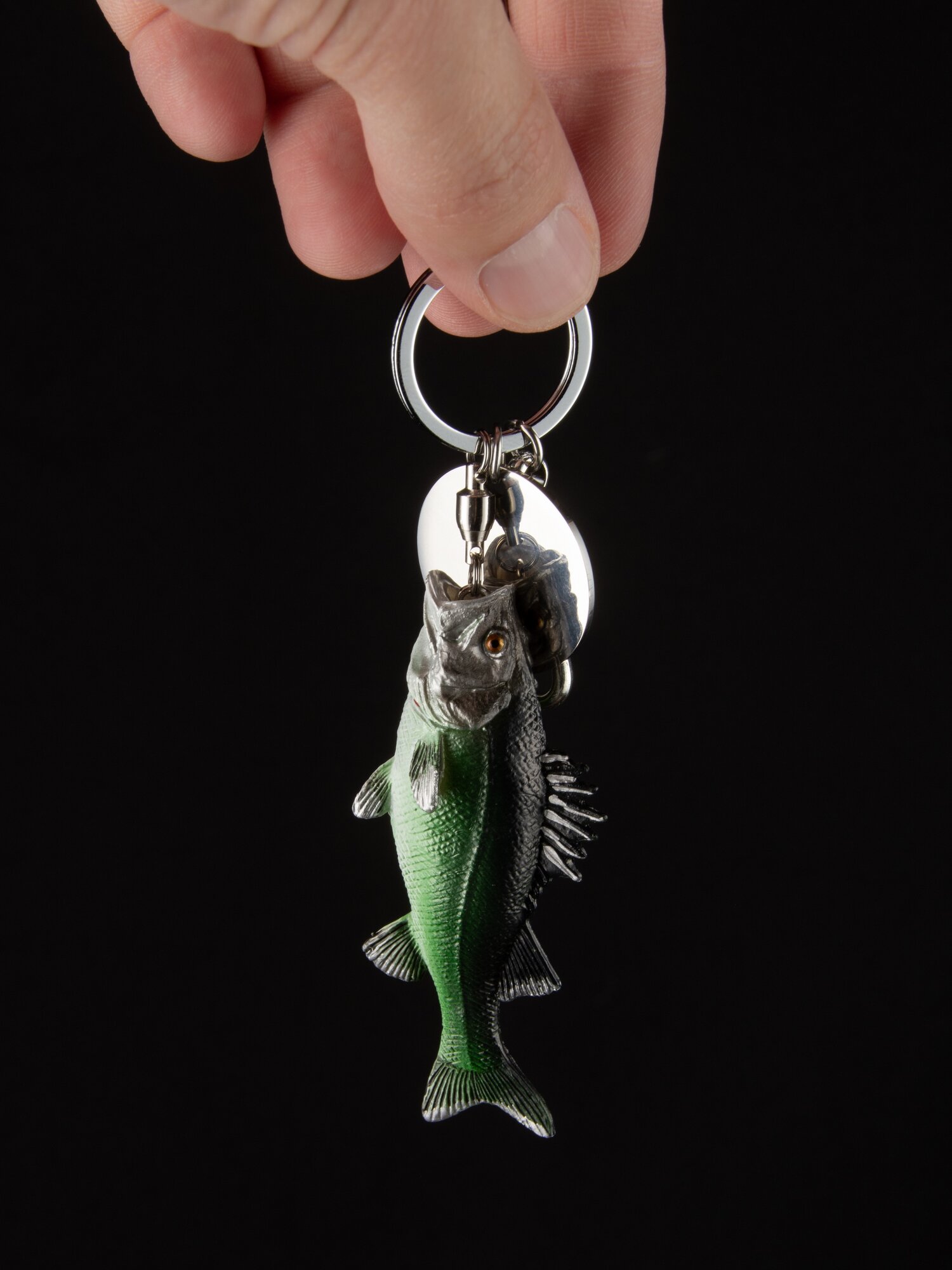 Брелок Saana, зеленый/черный — фото 1