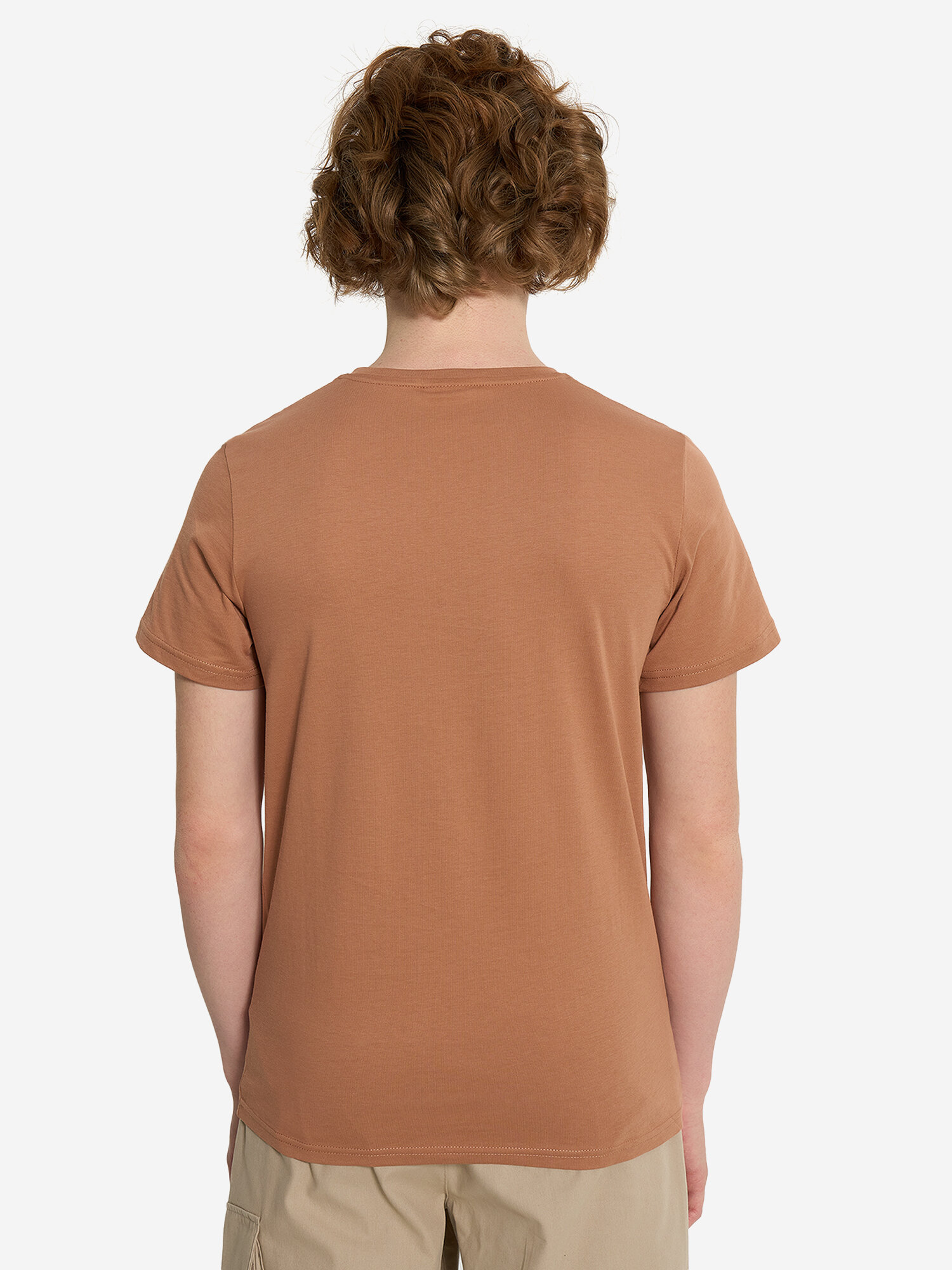 Футболка Kappa, размер 158-164, кофейный — фото 1