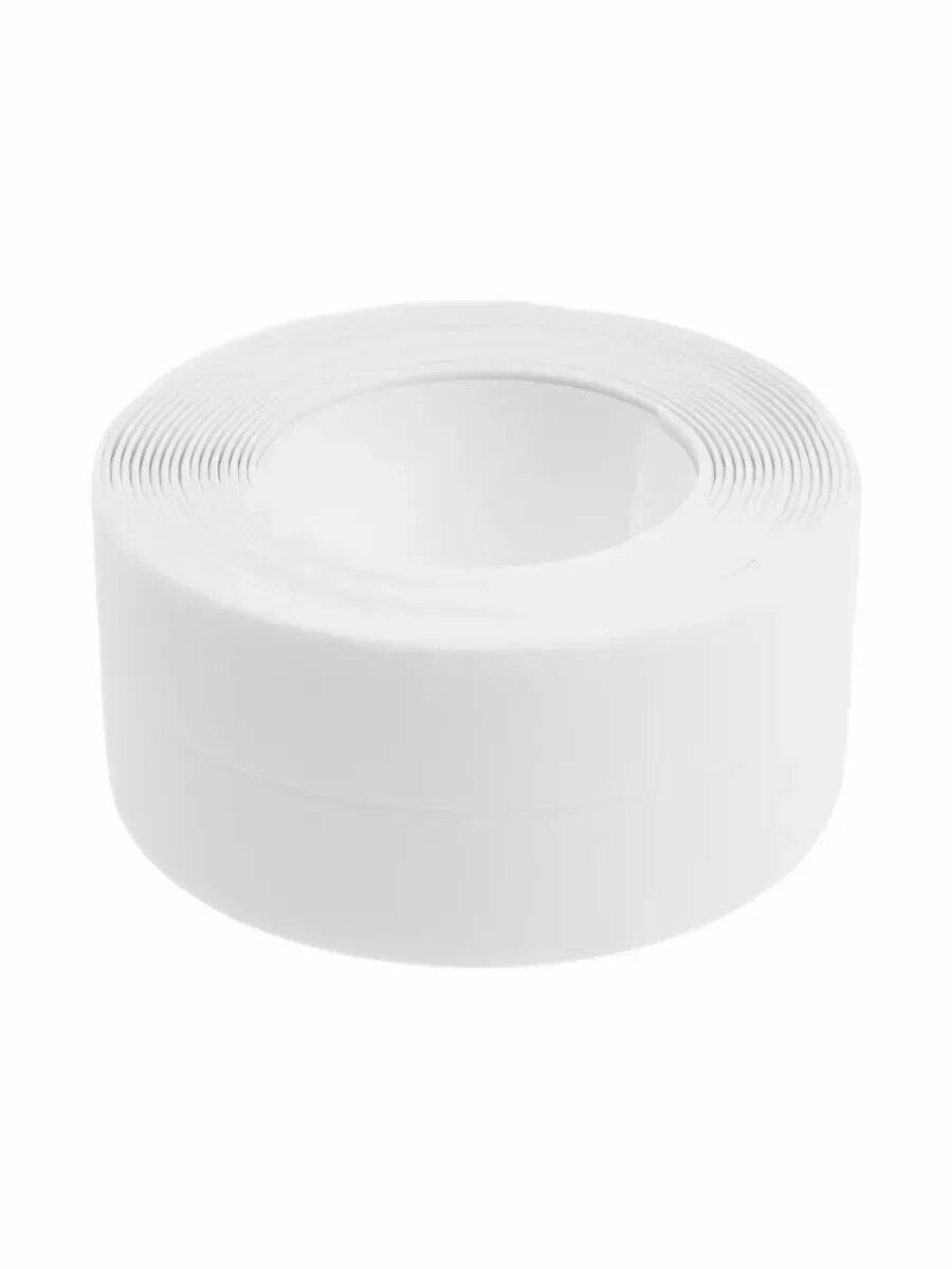 Лента бордюрная 3.8×320 см акриловая белая