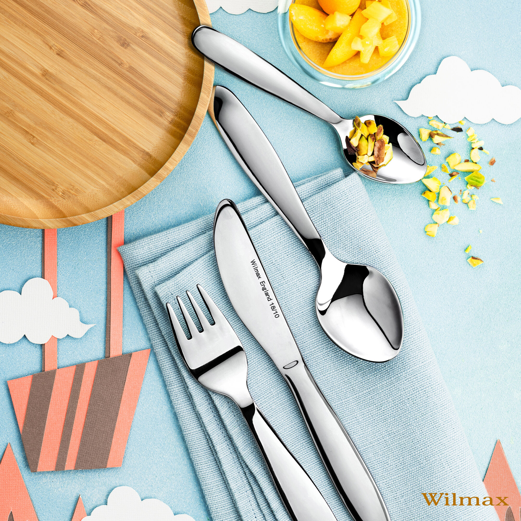 Набор столовых приборов для детей WL‑999901/4G — фото 1