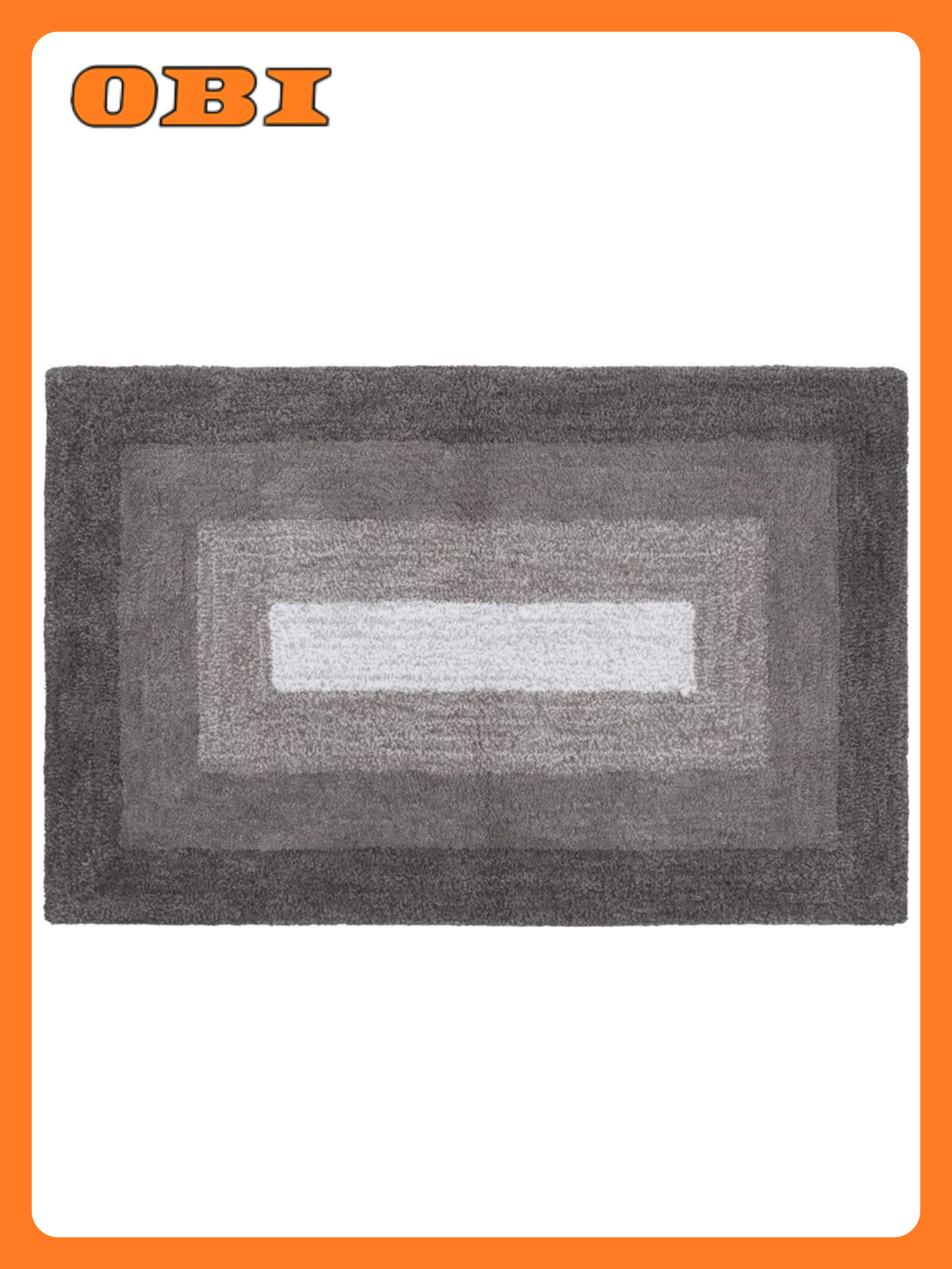 Коврик для ванной комнаты Fora LOFT хлопковый прямоугольник