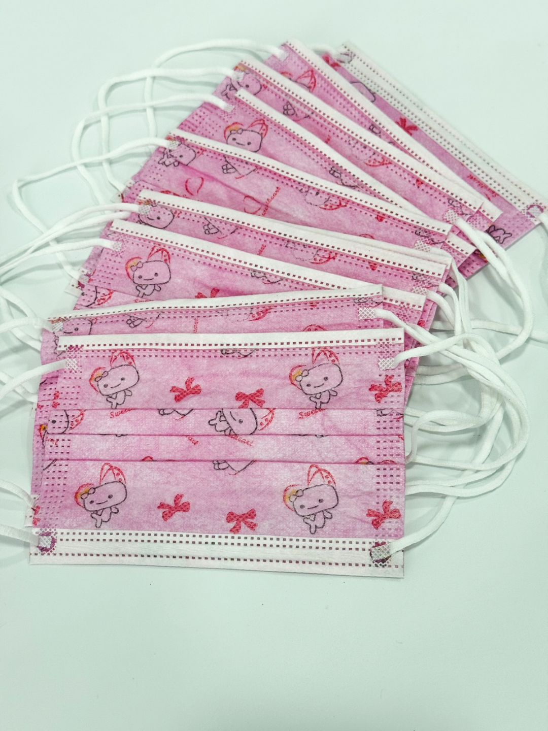 Одноразовая маска, для защиты от бактерий и вирусов, медицинская 10 штук — фото 1