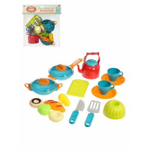 Игровой набор Сима-ленд Обед для девочек и мальчиков 18 предметов 1065₽