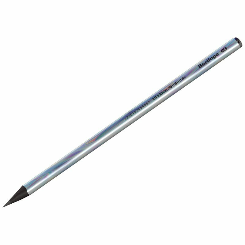 72 шт. Карандаш ч/г Berlingo "Starlight" HB, трехгранный, черное дерево, лазерная пленка, заточен.