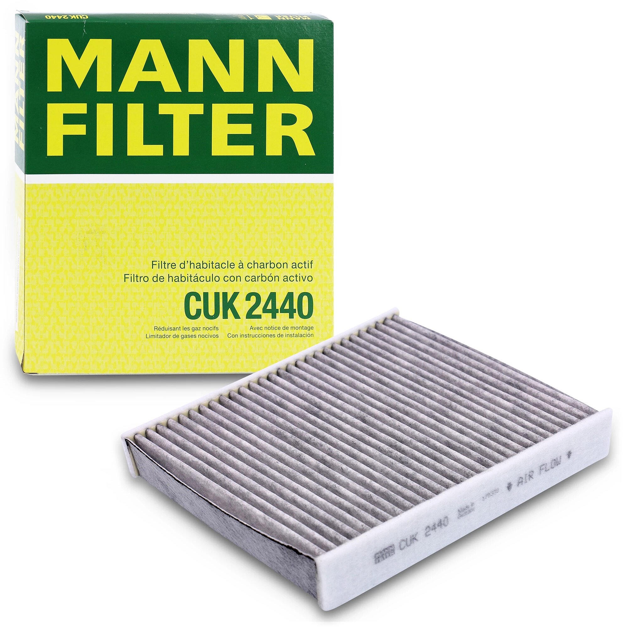 Фильтр салонный, угольный MANN-FILTER CUK 2440