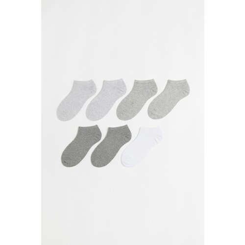 фото Носки h&m, 7 пар, размер 39/41, серый, белый