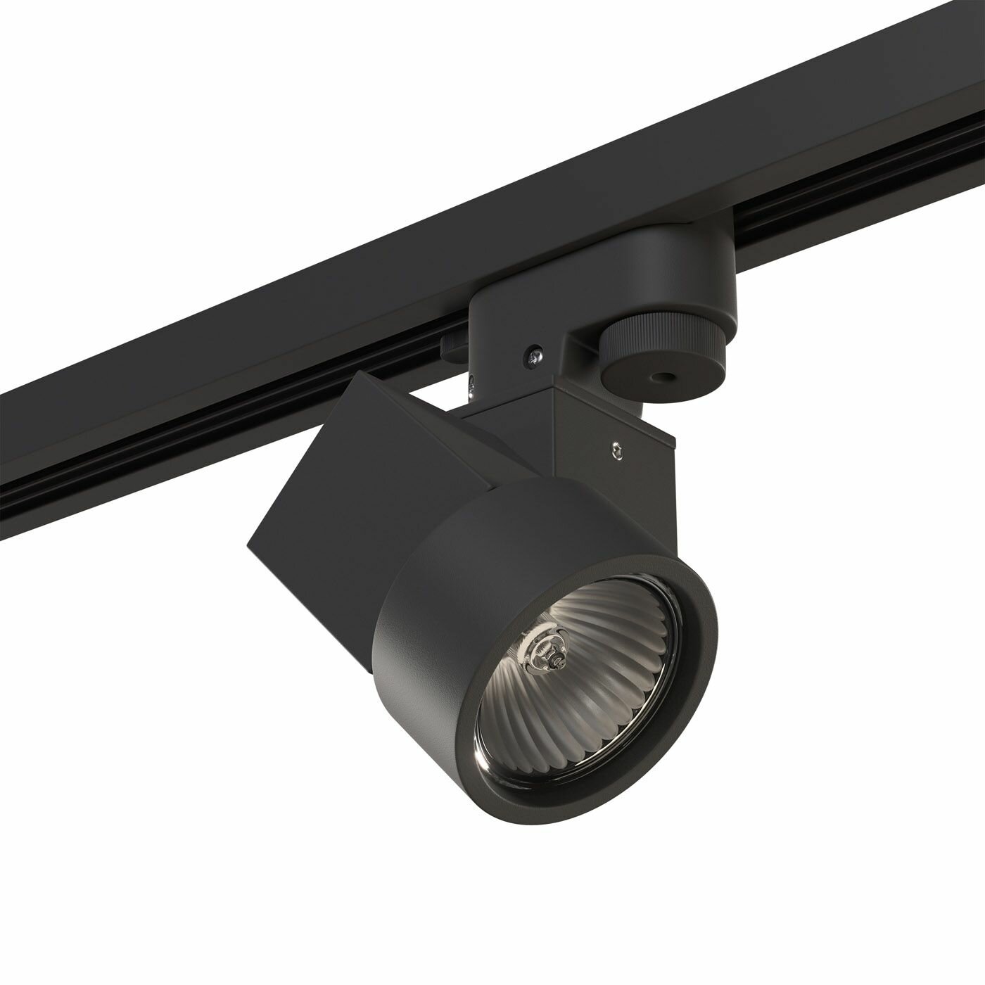 Трековый светильник LightStar однофазный ILLUMO A1T051027_LS GU10 50 Вт металл черный