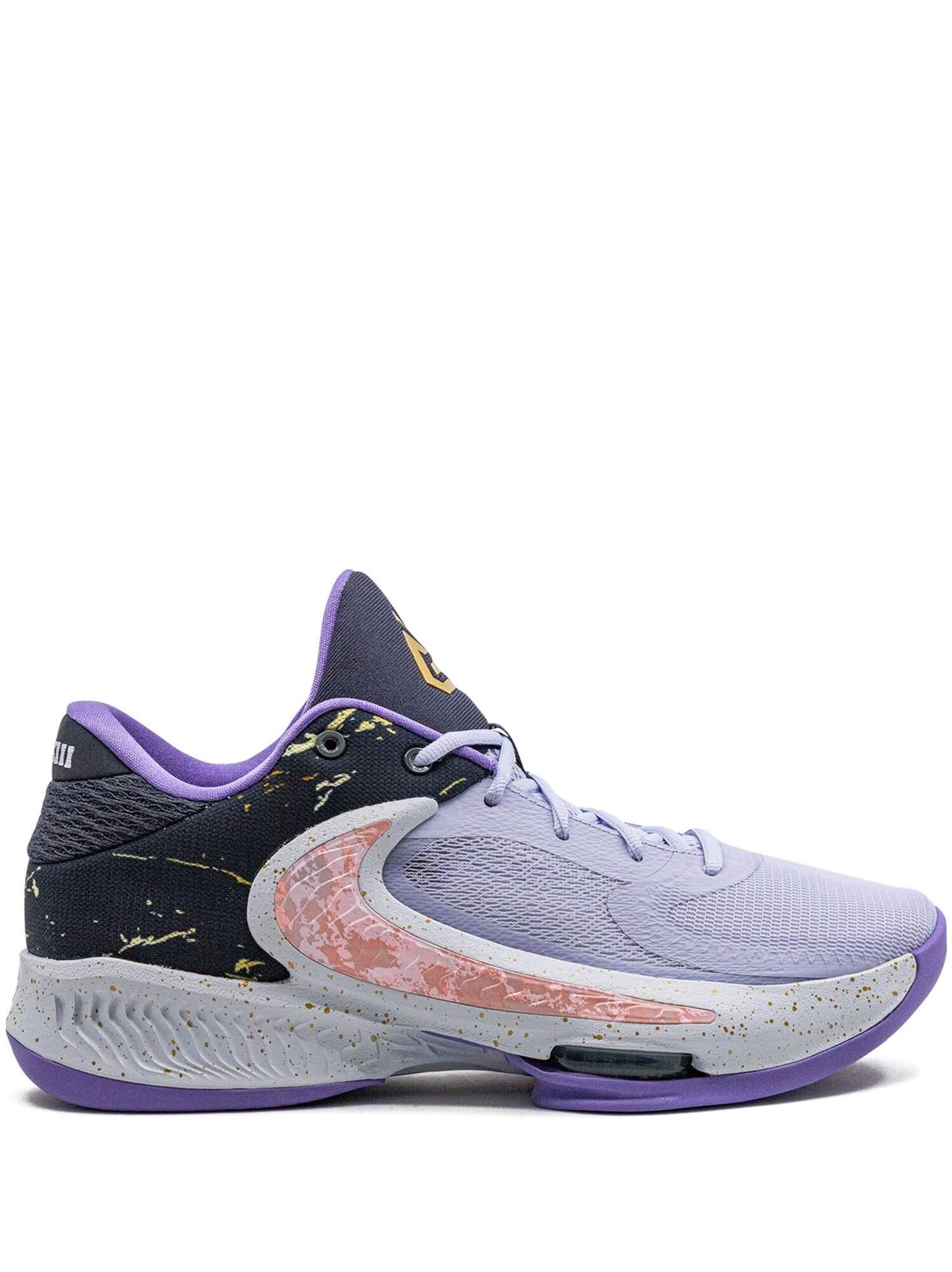 Кроссовки NIKE Zoom Freak 4, размер 12 US, фиолетовый