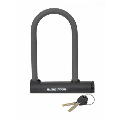 Замок велосипедный скоба 130x180 мм серый 1 шт 1979₽