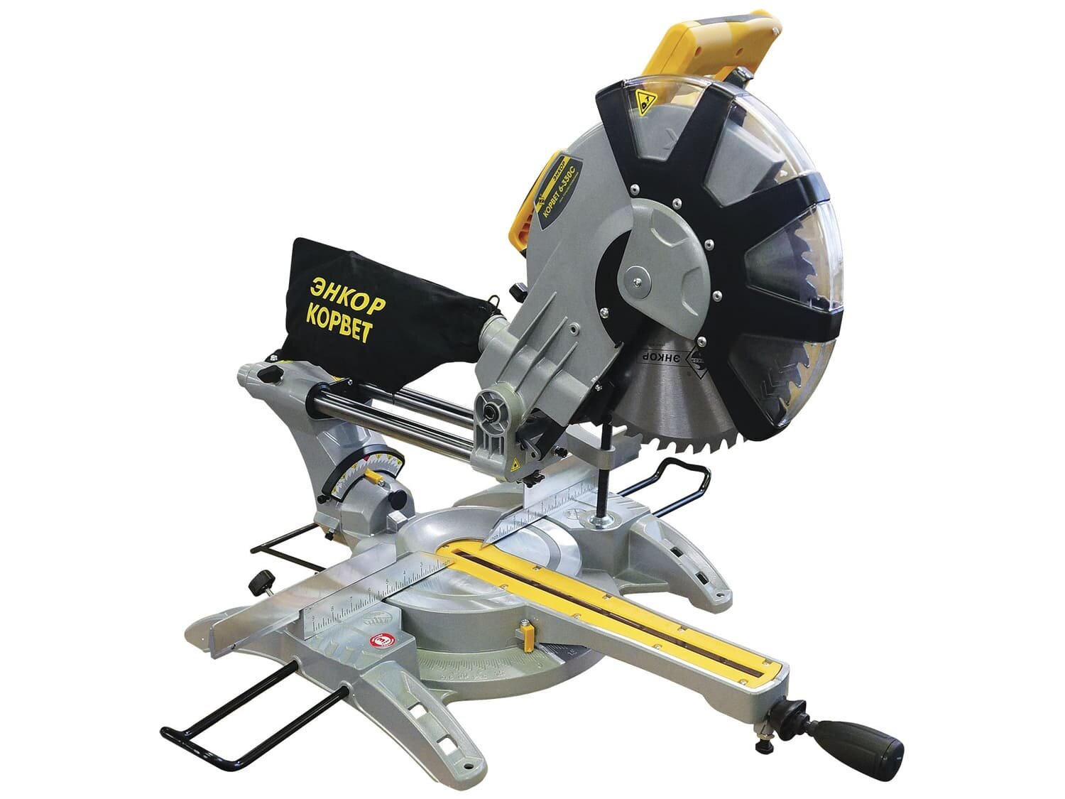 Торцовочная пила Энкор Корвет 6-330С (2.1 кВт 305 мм лазерный маркер)