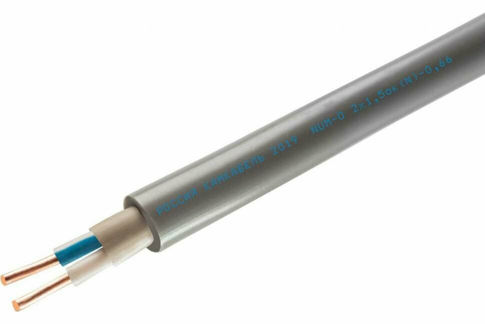 Кабель NUM-O Камкабель 2x1.5 мм 50м 1117R20FD0007ЪM0050М
