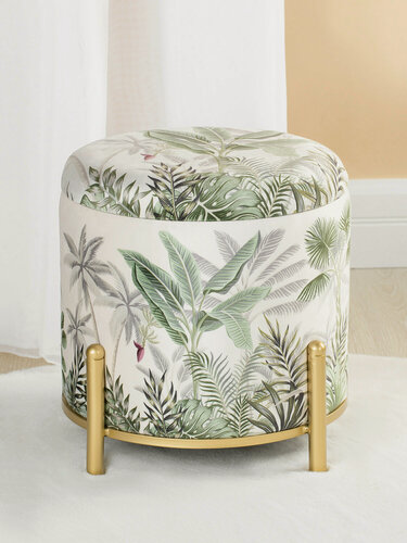 Изображение товара 49-235M Пуф с крышкой 38х38х32см, МДФ, дерево, ткань, поролон, металл, Glasar