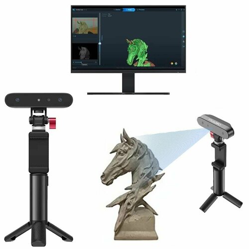 CR-Scan Ferret 3D-сканер, используемый для 3D печати и моделирования портативных портативных сканеров