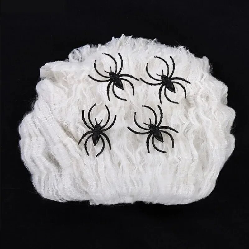 Искусственная паутина для Хэллоуина Black-B